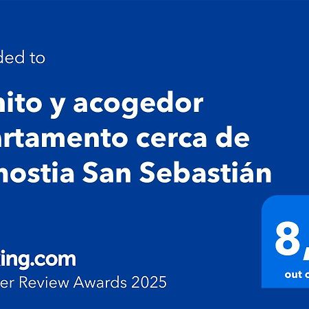 Bonito Y Acogedor Apartamento Cerca De Donostia San Sebastian Lezo Eksteriør bilde